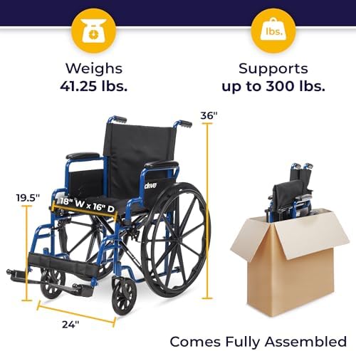 Lightweight Wheelchair with Swing-Away