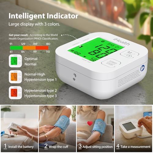 iHealth Track Smart Upper Arm Blood Pressure Monitor