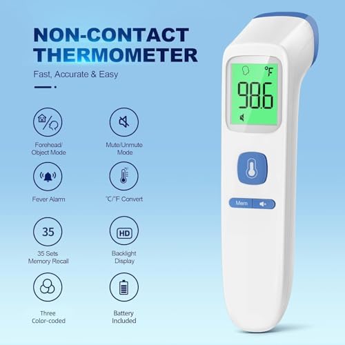 Digital Infrared Baby Thermometer – Forehead & Ear