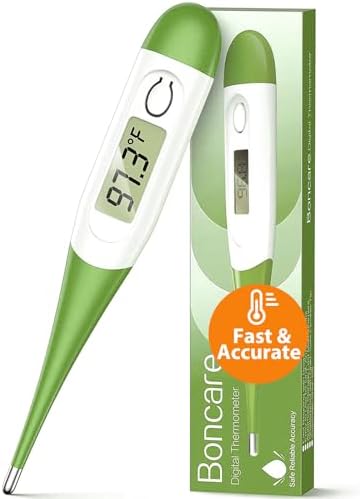 Boncare 10 Seconds Oral Thermometer for Adults