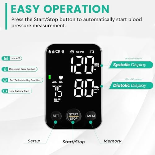 Oklar C02 Blood Pressure Monitor Upper Arm