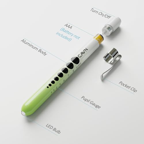 CAVN Pen Light with Pupil Gauge (2-pack)