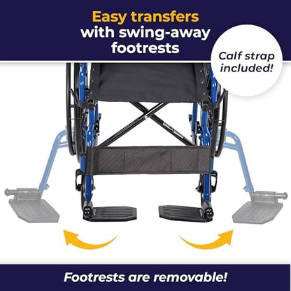 Lightweight Wheelchair with Swing-Away