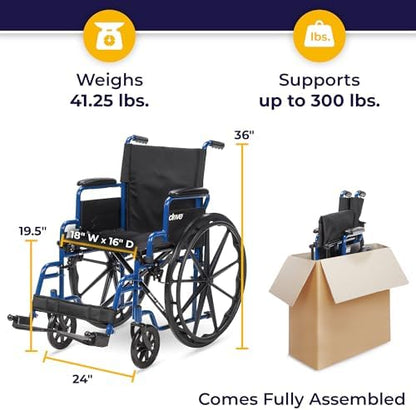 Lightweight Wheelchair with Swing-Away