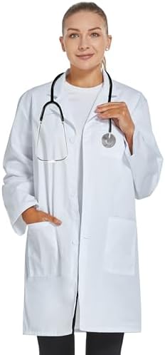 VOGRYE Professional Long Sleeve Lab Coat (Unisex)