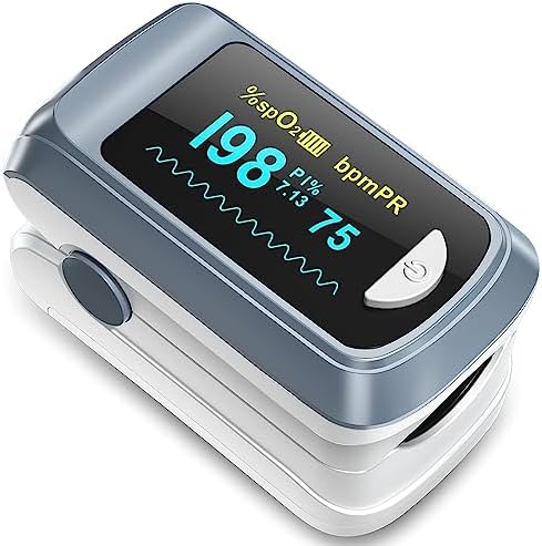 Fingertip Pulse Oximeter Blood Oxygen Saturation Monitor