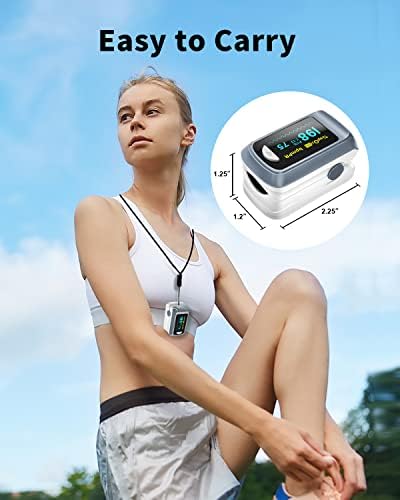 Fingertip Pulse Oximeter Blood Oxygen Saturation Monitor